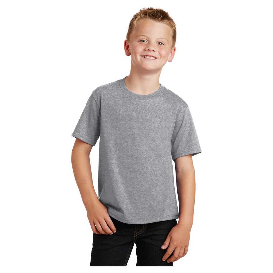 Port & Company ® Youth Fan Favorite Tee. PC450Y - Athletic Heather - Port & Company PC450Y T-Shirts Port & Company Athletic Heather XS