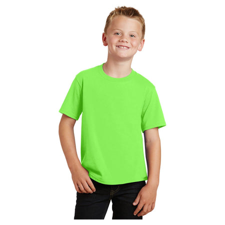 Port & Company ® Youth Fan Favorite Tee. PC450Y - Flash Green - Port & Company PC450Y T-Shirts Port & Company Flash Green XS