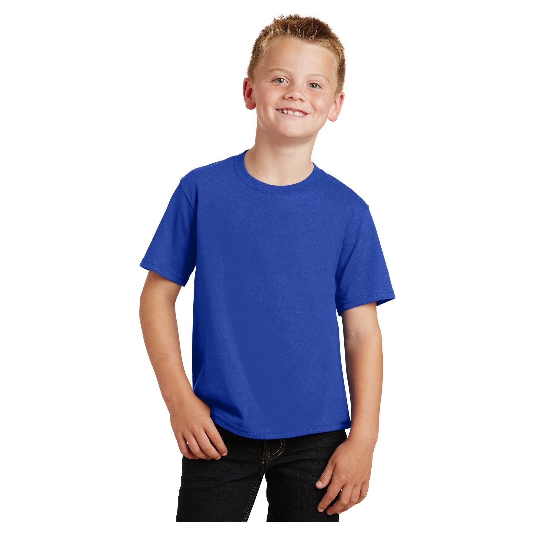 Port & Company ® Youth Fan Favorite Tee. PC450Y - True Royal - Port & Company PC450Y T-Shirts Port & Company True Royal XS