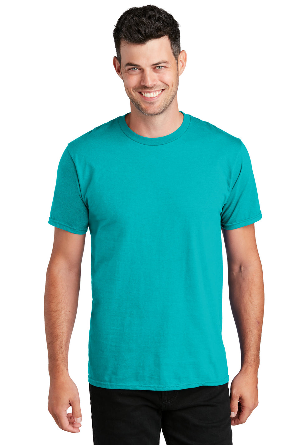 Port & Company ® Fan Favorite Tee. PC450 - Bright Aqua - Port & Company PC450 T-Shirts Port & Company Bright Aqua S