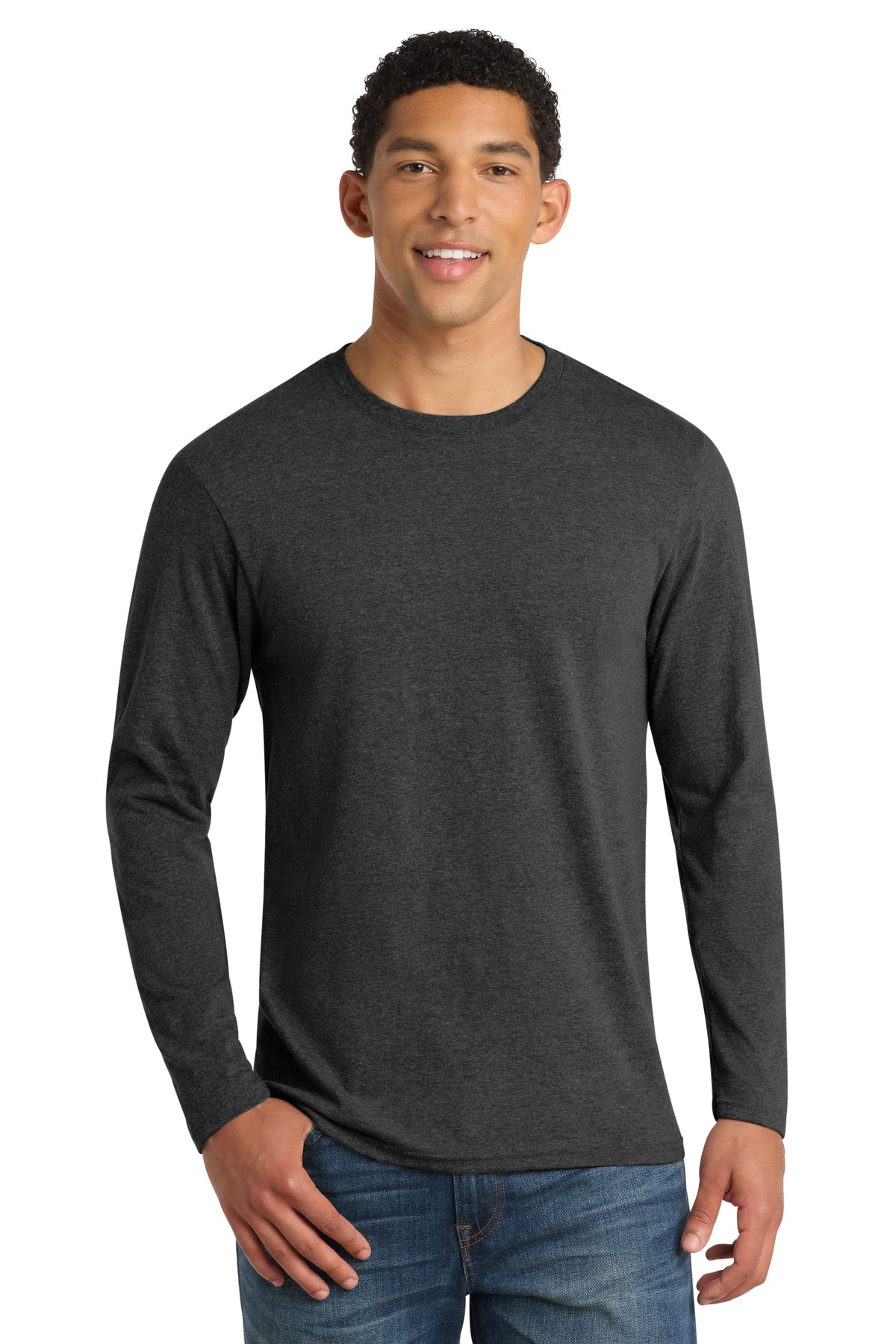 Port & Company PC455LS Long Sleeve Fan Favorite Blend Tee | Port & Co PC455LS
