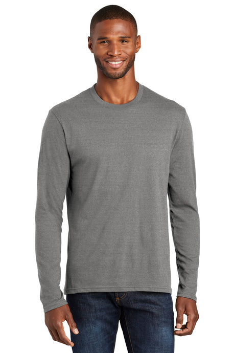 Port & Co ™  Long Sleeve Fan Favorite  ™  Blend Tee. PC455LS - Port & Company PC455LS