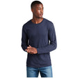 Port & Company® Long Sleeve Fan Favorite™ Blend Tee PC455LS T-Shirts Port & Company Team Navy Heather S