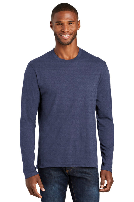 Port & Co ™  Long Sleeve Fan Favorite  ™  Blend Tee. PC455LS - Port & Company PC455LS