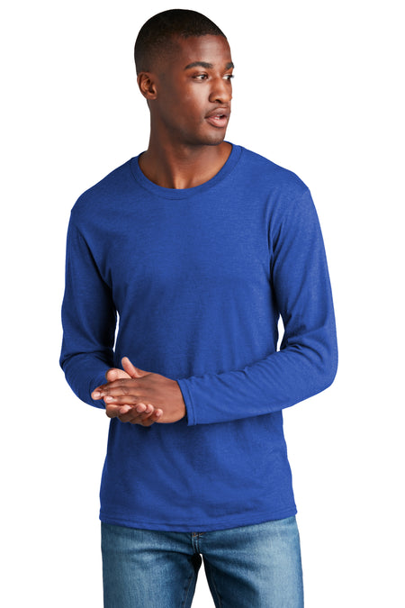 Port & Company® Long Sleeve Fan Favorite™ Blend Tee PC455LS T-Shirts Port & Company True Royal Heather S