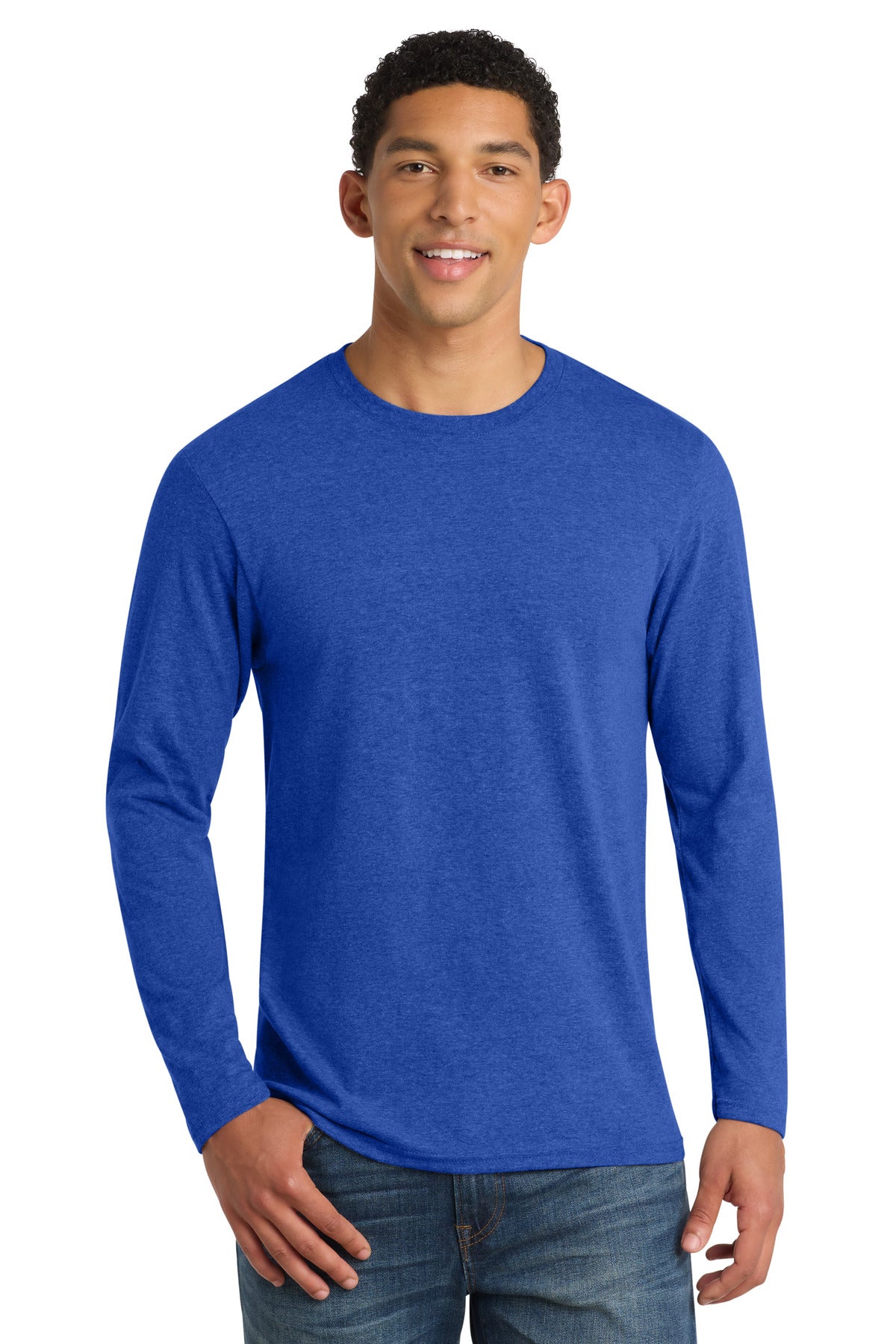 Port & Company PC455LS Long Sleeve Fan Favorite Blend Tee | Port & Co PC455LS