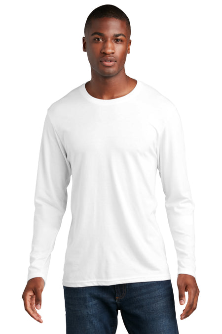 Port & Company® Long Sleeve Fan Favorite™ Blend Tee PC455LS T-Shirts Port & Company White S