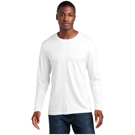 Port & Company® Long Sleeve Fan Favorite™ Blend Tee PC455LS T-Shirts Port & Company White S