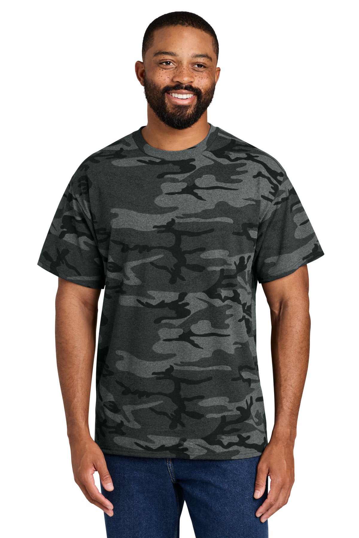 Port & Company PC54C Core Cotton Camo Tee | Port & Co PC54C