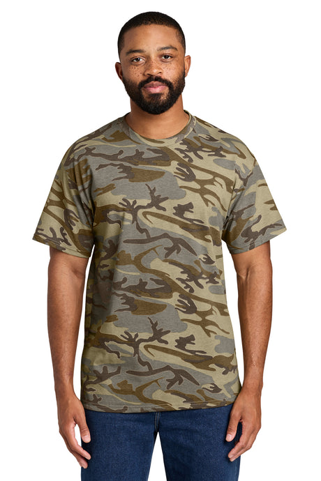 Port & Company PC54C Core Cotton Camo Tee | Port & Co PC54C