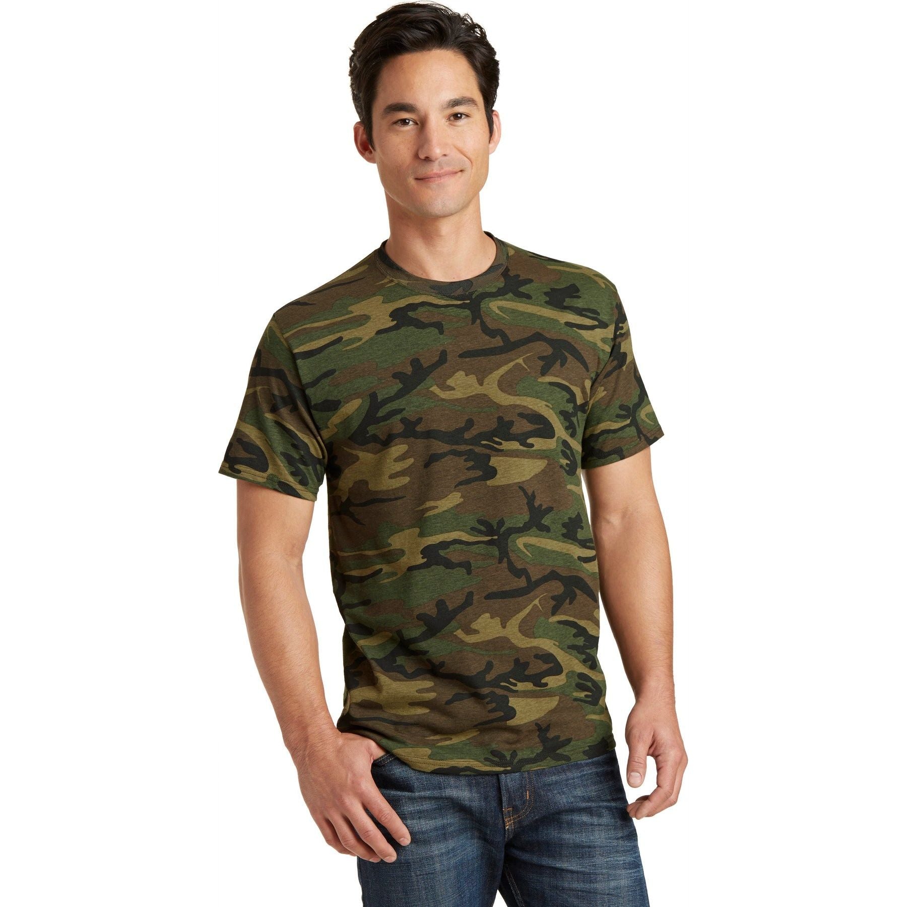 Port & Company ® Core Cotton Camo Tee. PC54C - Port & Company PC54C T-Shirts Port & Company Military Camo S