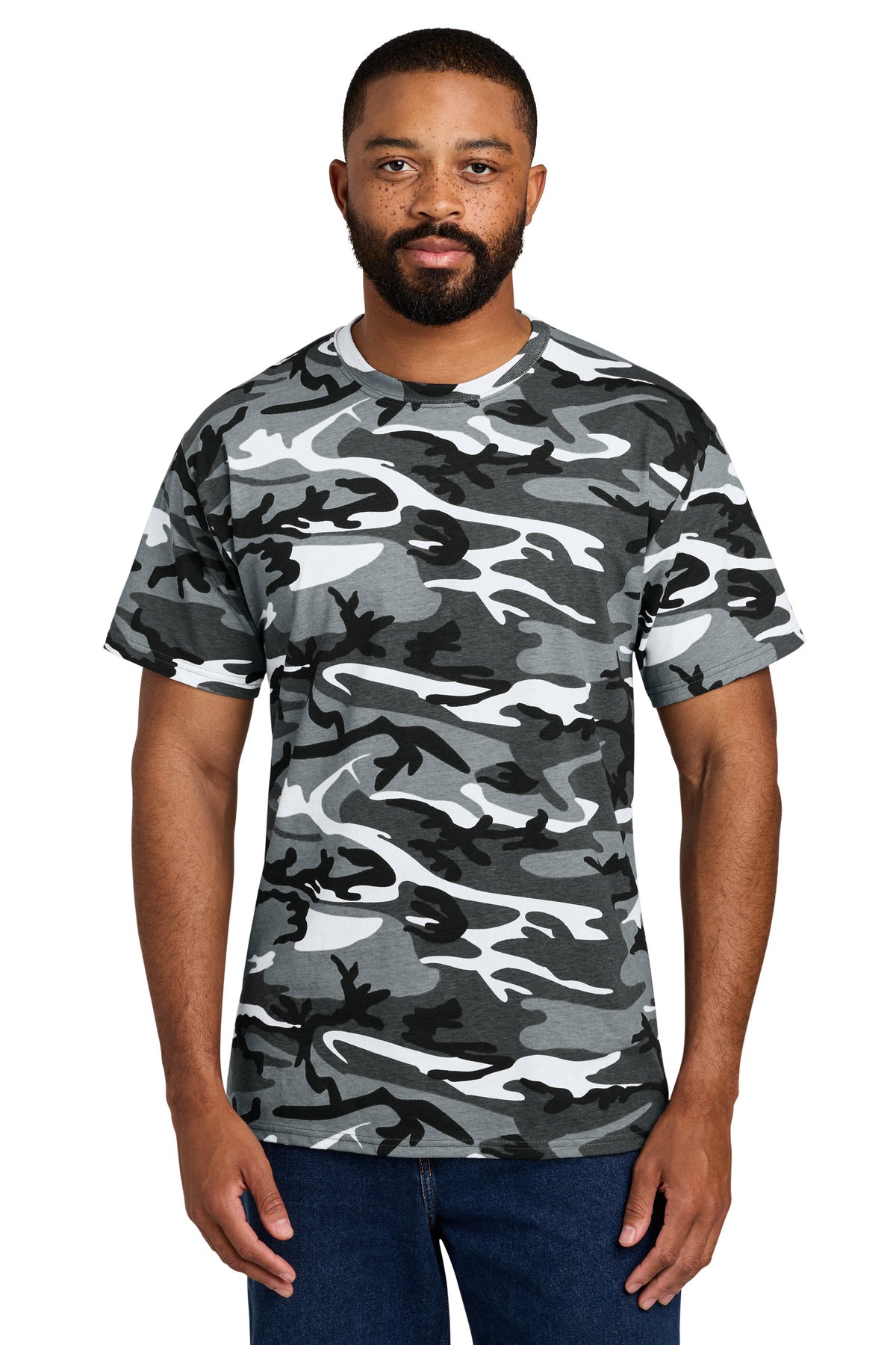 Port & Company PC54C Core Cotton Camo Tee | Port & Co PC54C
