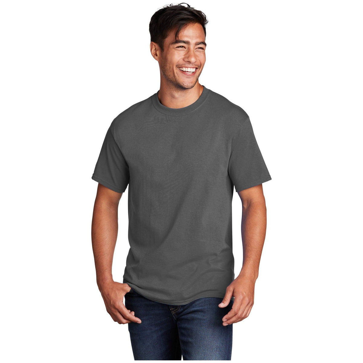 Port & Company ® Core Cotton DTG Tee PC54DTG - Port & Company PC54DTG T-Shirts Port & Company Charcoal S