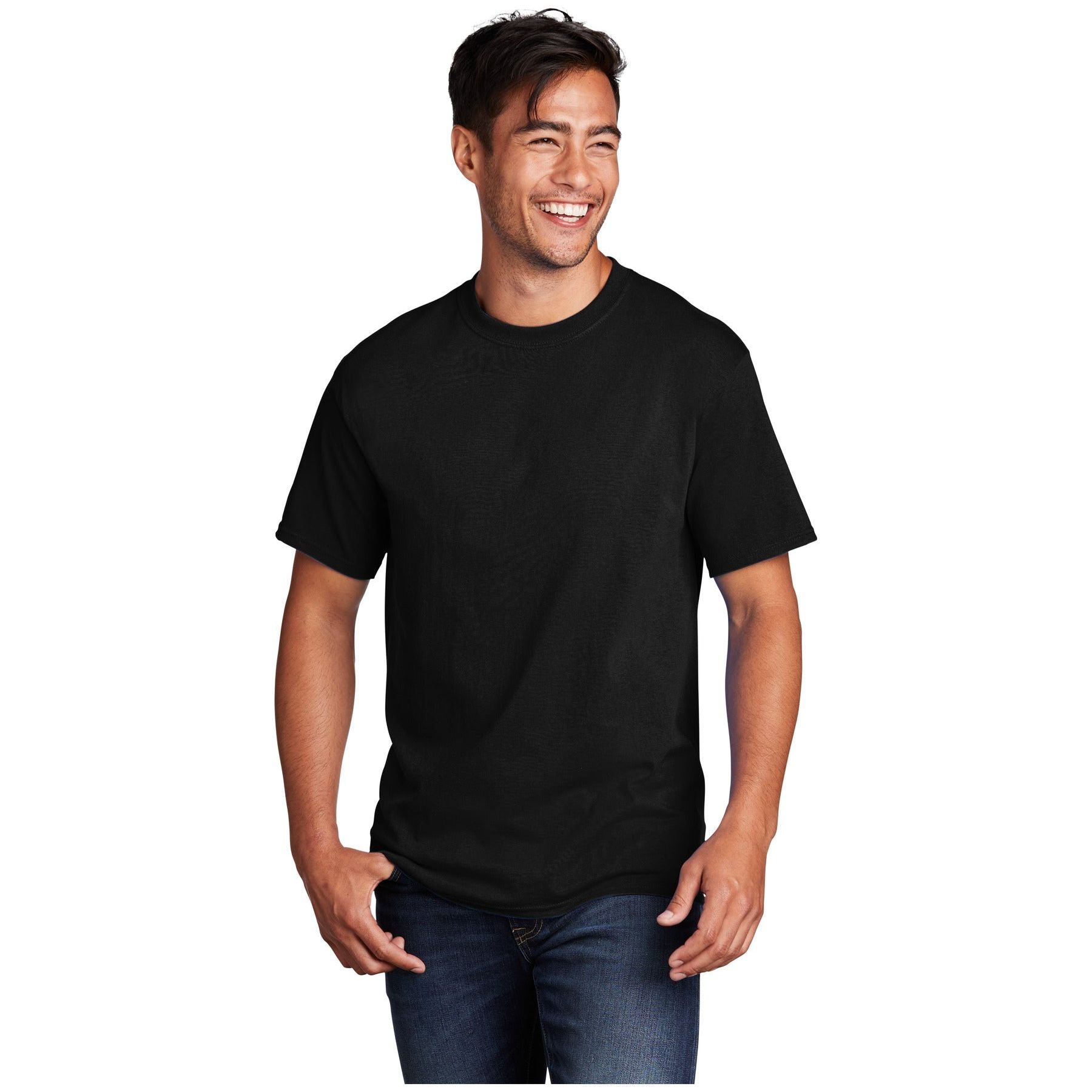 Port & Company ® Core Cotton DTG Tee PC54DTG - Port & Company PC54DTG T-Shirts Port & Company Jet Black S