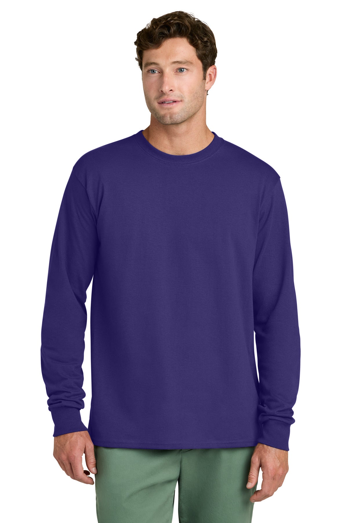Port & Company PC54LS Long Sleeve Core Cotton Tee | Port & Co PC54LS