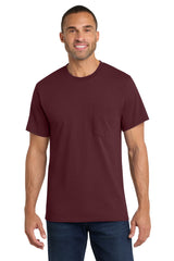 Port & Company PC54P Core Cotton Pocket Tee Wholesale Blank Pocket Tees | Port & Co PC54P