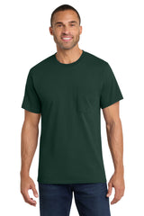 Port & Company PC54P Core Cotton Pocket Tee Wholesale Blank Pocket Tees | Port & Co PC54P