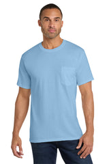 Port & Company PC54P Core Cotton Pocket Tee Wholesale Blank Pocket Tees | Port & Co PC54P