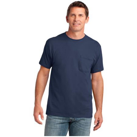 Port & Company ® Core Cotton Pocket Tee. PC54P - Port & Company PC54P T-Shirts Port & Company