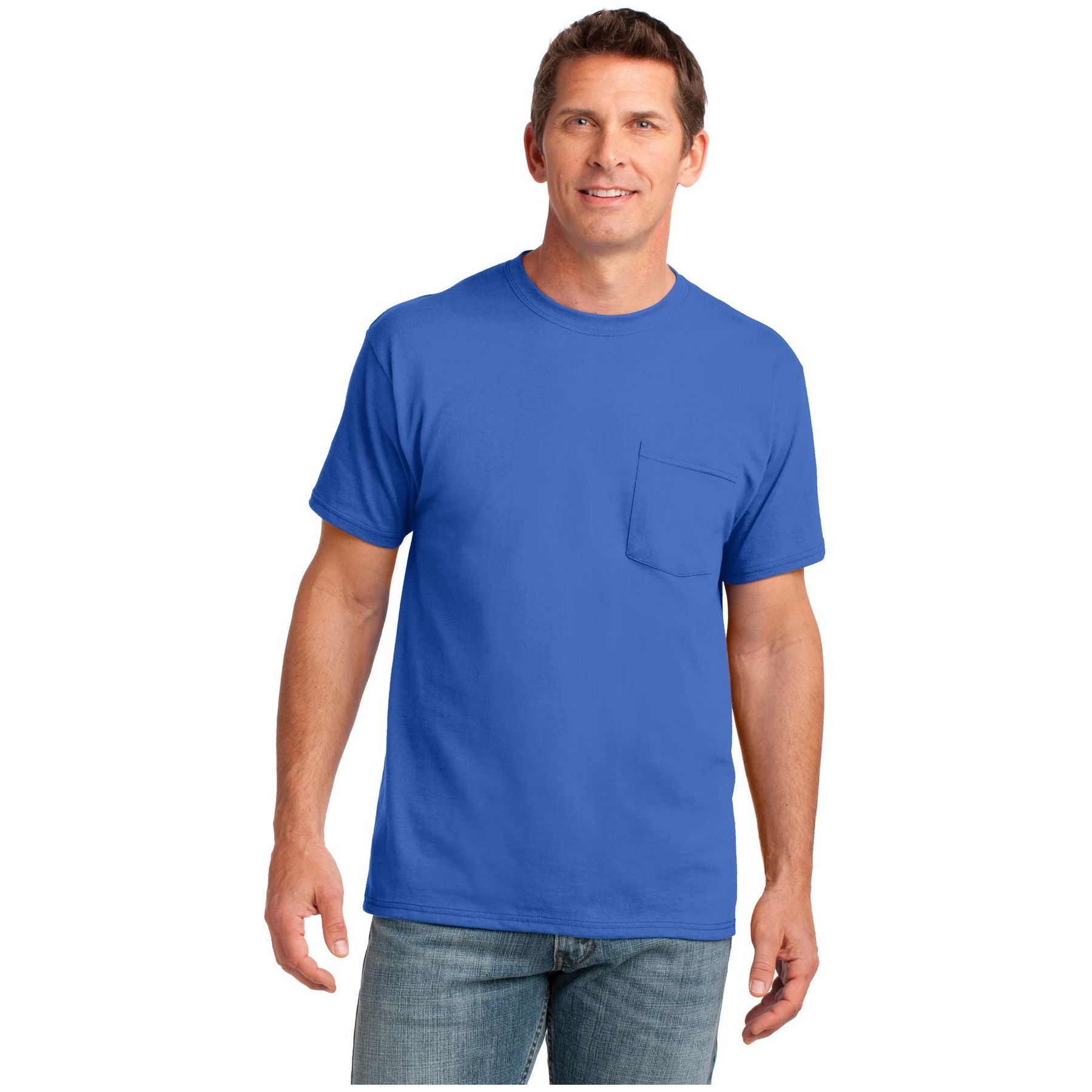 Port & Company ® Core Cotton Pocket Tee. PC54P - Port & Company PC54P T-Shirts Port & Company