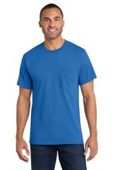 Port & Company PC54P Core Cotton Pocket Tee Wholesale Blank Pocket Tees | Port & Co PC54P