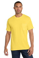 Port & Company PC54P Core Cotton Pocket Tee Wholesale Blank Pocket Tees | Port & Co PC54P
