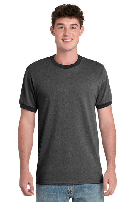 Port & Company PC54R Core Cotton Ringer Tee | Port & Co PC54R