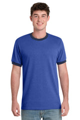 Port & Company PC54R Core Cotton Ringer Tee | Port & Co PC54R