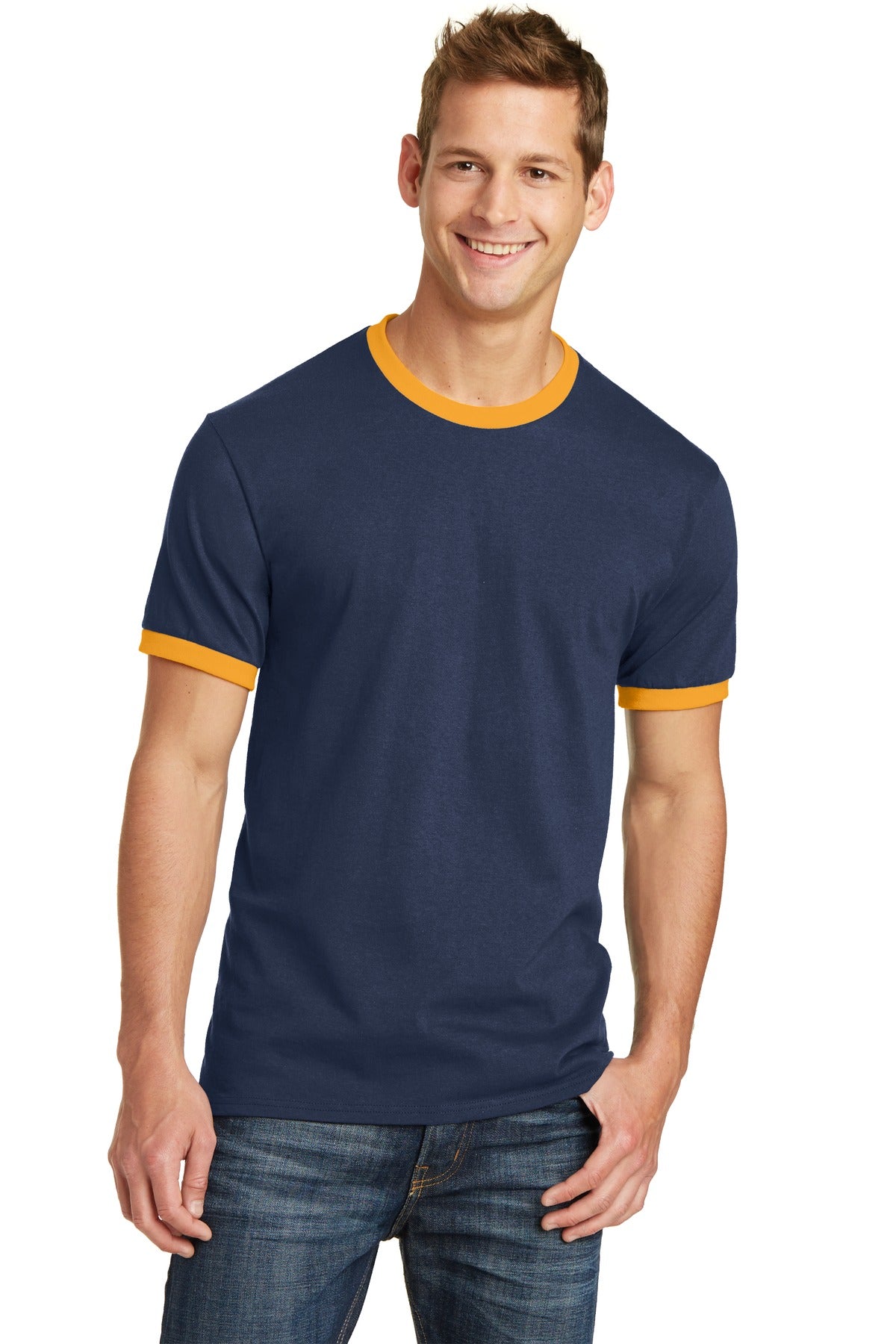 Port & Co ™  Core Cotton Ringer Tee.  PC54R - Port & Company PC54R