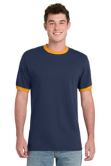 Port & Company PC54R Core Cotton Ringer Tee | Port & Co PC54R
