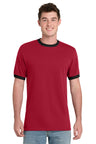 Port & Company PC54R  Core Cotton Ringer Tee