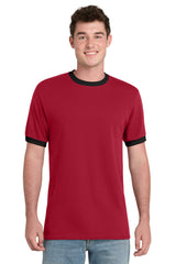 Port & Company PC54R Core Cotton Ringer Tee | Port & Co PC54R