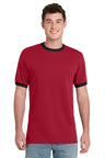 Port & Company PC54R Core Cotton Ringer Tee | Port & Co PC54R