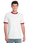 Port & Company PC54R Core Cotton Ringer Tee | Port & Co PC54R