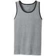 Joe's USA Mens 5.4-oz 100% Cotton Tank Tops in Sizes S-4XL Activewear Joe's USA S Athletic Heather/Black