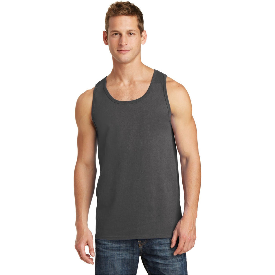 Port & Company ® Core Cotton Tank Top. PC54TT - Charcoal - Port & Company PC54TT T-Shirts Port & Company Charcoal S