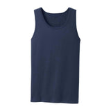Joe's USA Mens 5.4-oz 100% Cotton Tank Tops in Sizes S-4XL Activewear Joe's USA S Navy