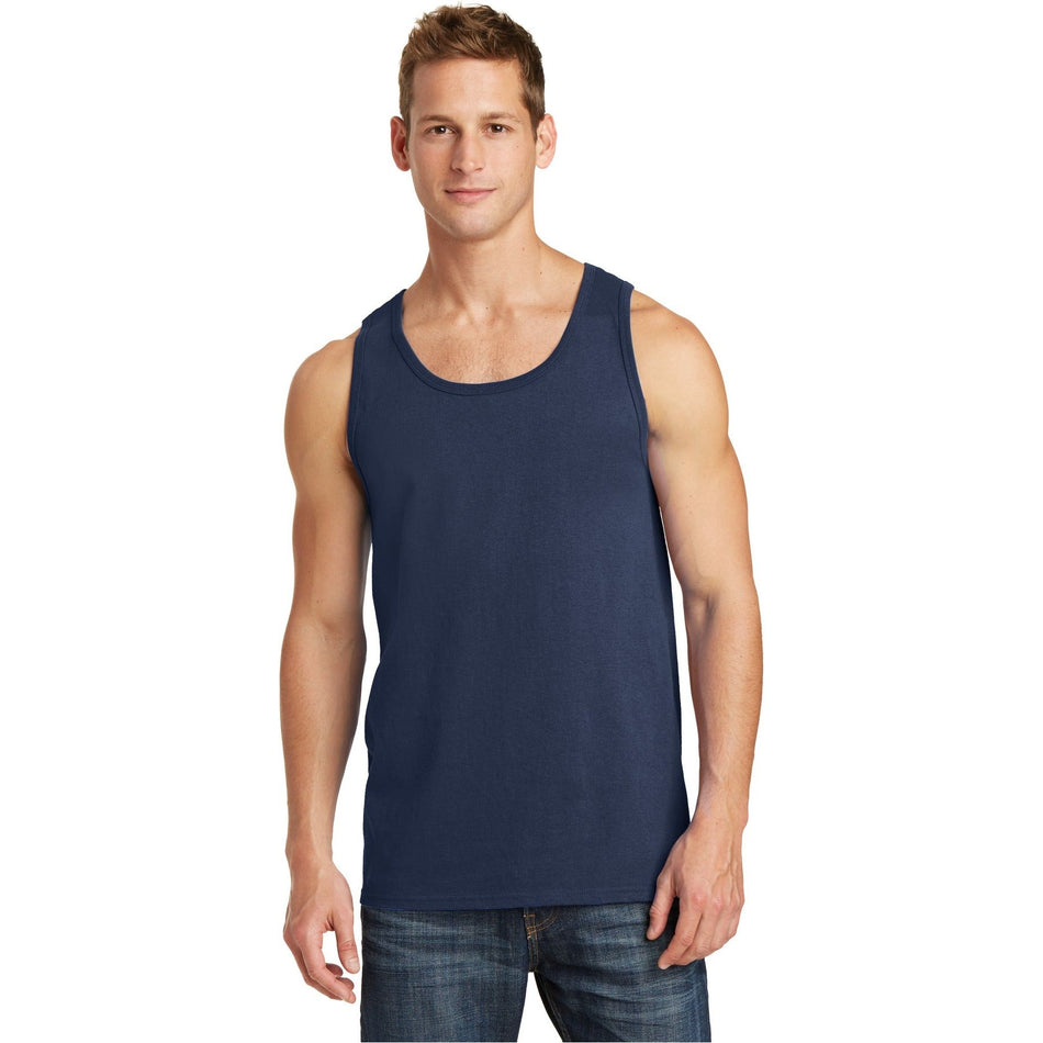 Port & Company ® Core Cotton Tank Top. PC54TT - Navy - Port & Company PC54TT T-Shirts Port & Company Navy S