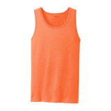Joe's USA Mens 5.4-oz 100% Cotton Tank Tops in Sizes S-4XL Activewear Joe's USA S Neon Orange