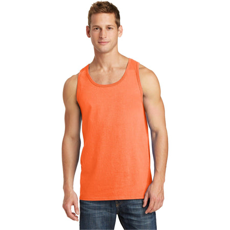 Port & Company ® Core Cotton Tank Top. PC54TT - Neon Orange - Port & Company PC54TT T-Shirts Port & Company Neon Orange S