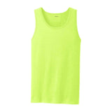 Joe's USA Mens 5.4-oz 100% Cotton Tank Tops in Sizes S-4XL Activewear Joe's USA S Neon Yellow