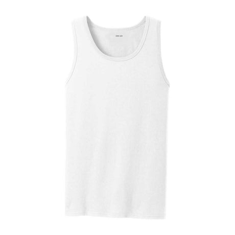 Joe's USA Mens 5.4-oz 100% Cotton Tank Tops in Sizes S-4XL Activewear Joe's USA S White