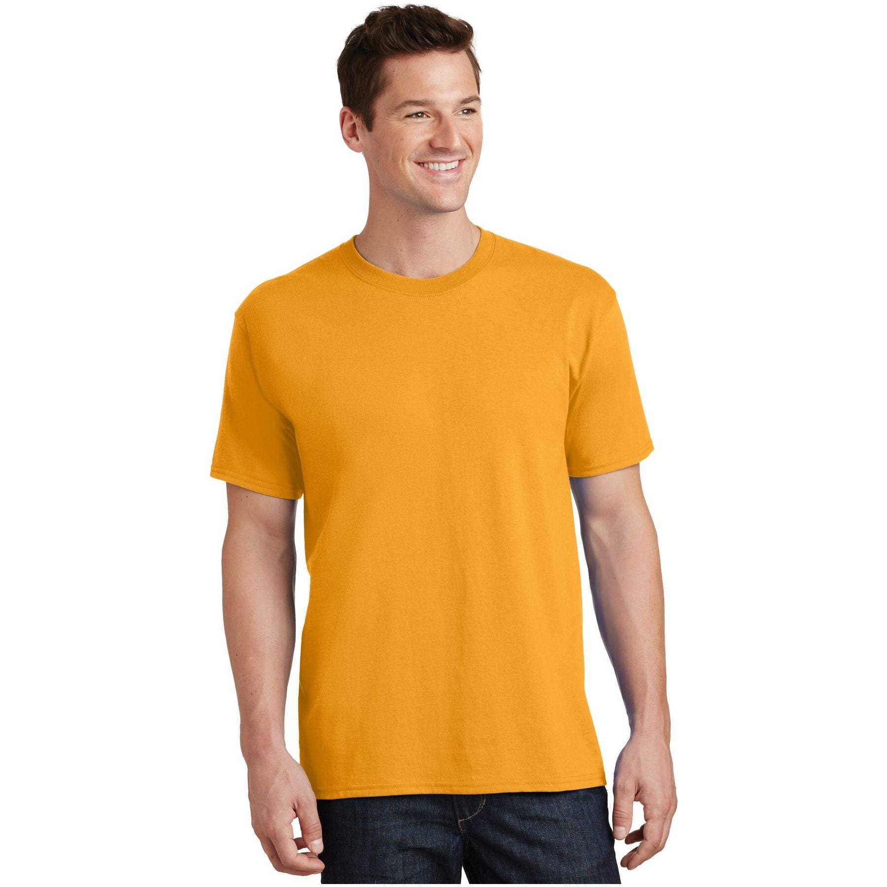 Port & Company ® Tall Core Cotton Tee PC54T - Gold - Port & Company PC54T T-Shirts Port & Company Gold LT