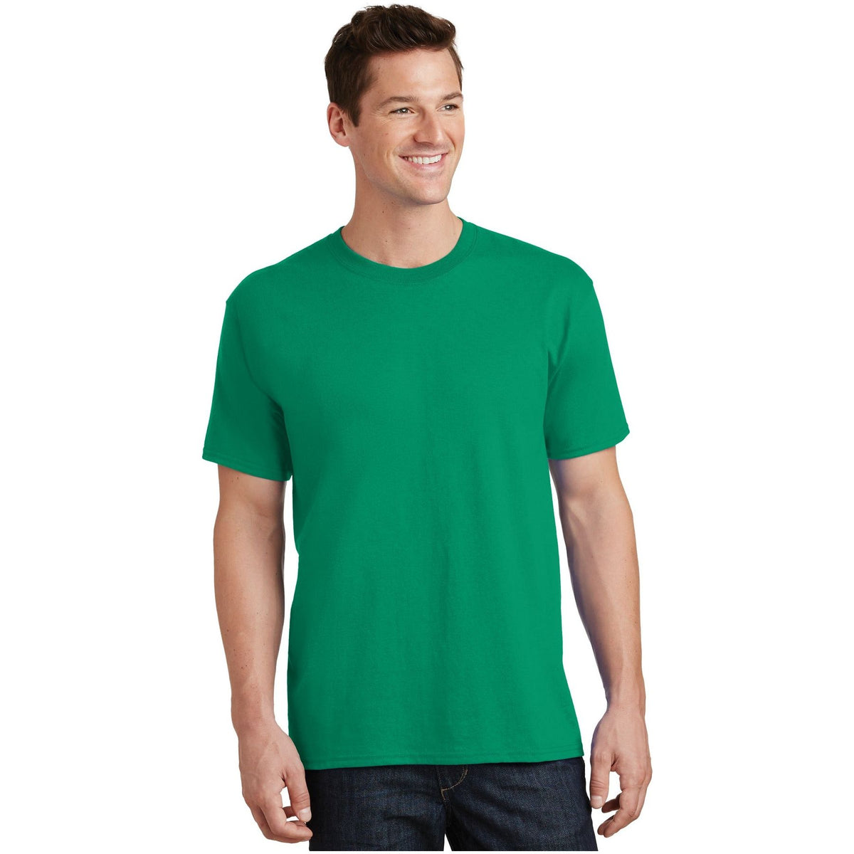 Port & Company ® Tall Core Cotton Tee PC54T - Kelly - Port & Company PC54T T-Shirts Port & Company Kelly LT