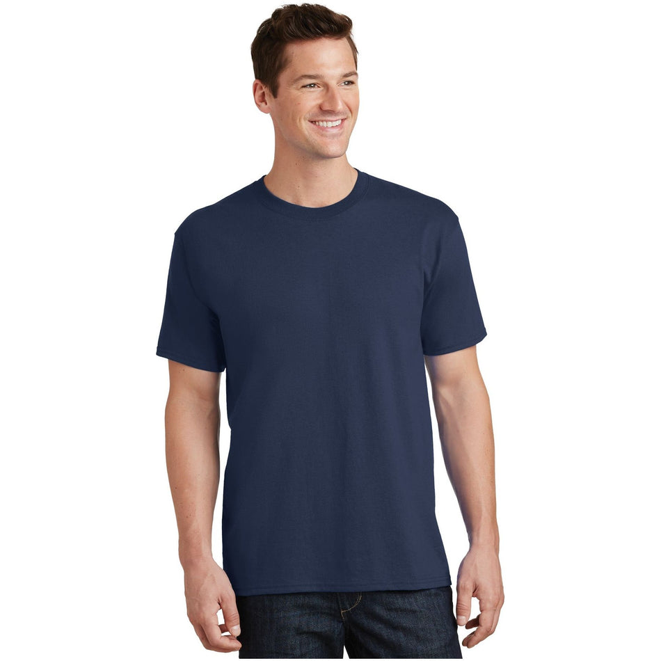 Port & Company ® Tall Core Cotton Tee PC54T - Navy - Port & Company PC54T T-Shirts Port & Company Navy LT