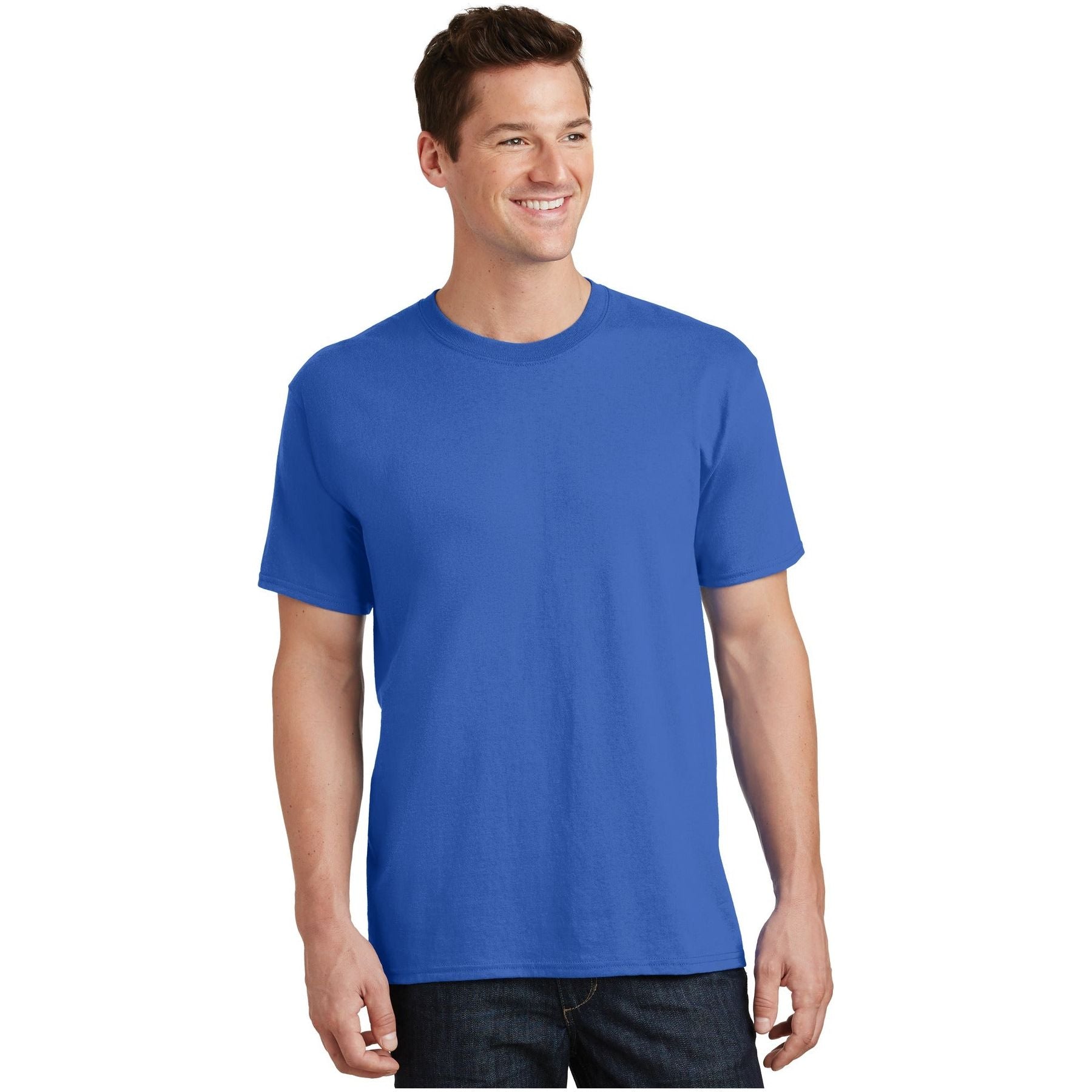 Port & Company ® Tall Core Cotton Tee PC54T - Port & Company PC54T T-Shirts Port & Company Royal LT