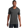 Port & Company® Core Cotton V-Neck Tee PC54V Port & Company Dark Heather Grey S