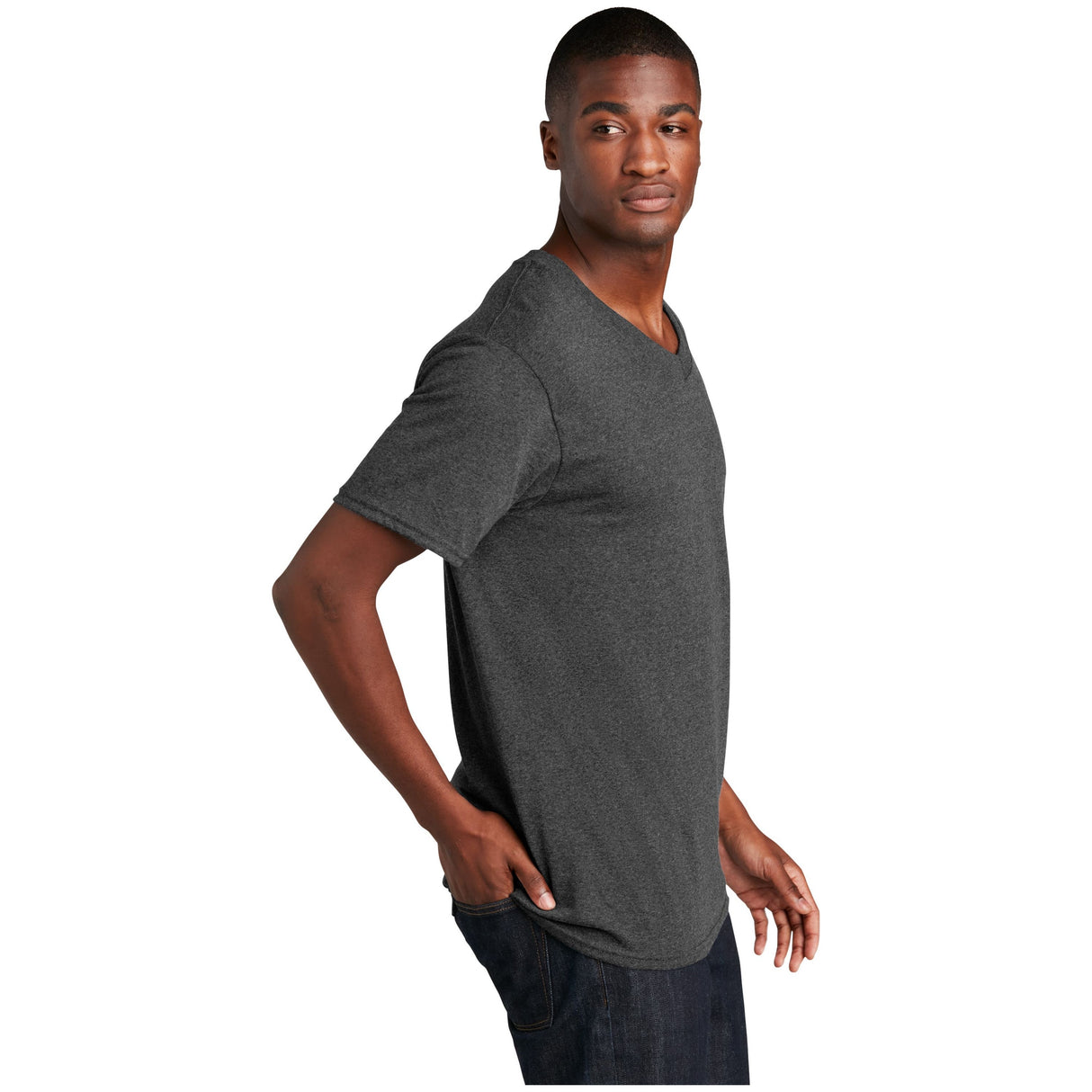 Port & Company® Core Cotton V-Neck Tee PC54V Port & Company