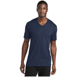Port & Company® Core Cotton V-Neck Tee PC54V Port & Company True Navy S