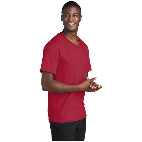 Port & Company® Core Cotton V-Neck Tee PC54V Port & Company
